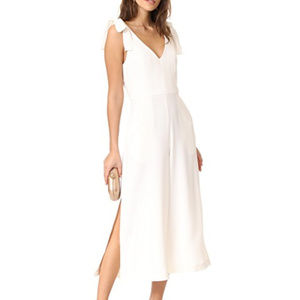Amanda Uprichard Iris Jumpsuit - Ivory - NWT!